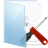 Blue Folder Tools Icon 48x48 png